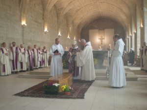 enterrement de soeur Cecile
