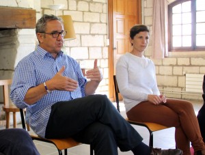 Père Maurice Joyeux et Cécile Deleplanque