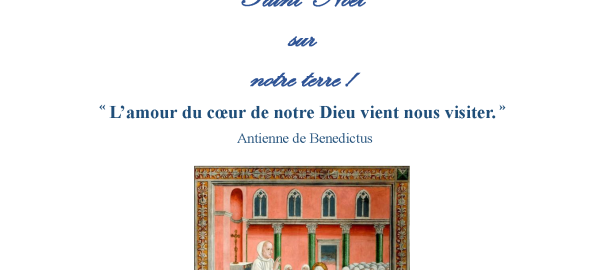 Carte de voeux des soeurs du Monastère Sainte Françoise Romaine du Bec Hellouin
